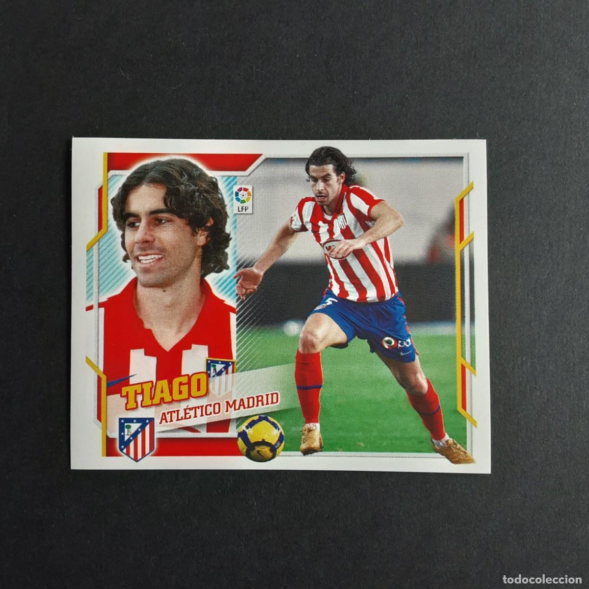 Cromos de F&uacute;tbol: CROMO LIGA 2010 2011 10 11 COLECCIONES ESTE PANINI N&ordm;8A TIAGO-AT.MADRID NUNCA PEGADO