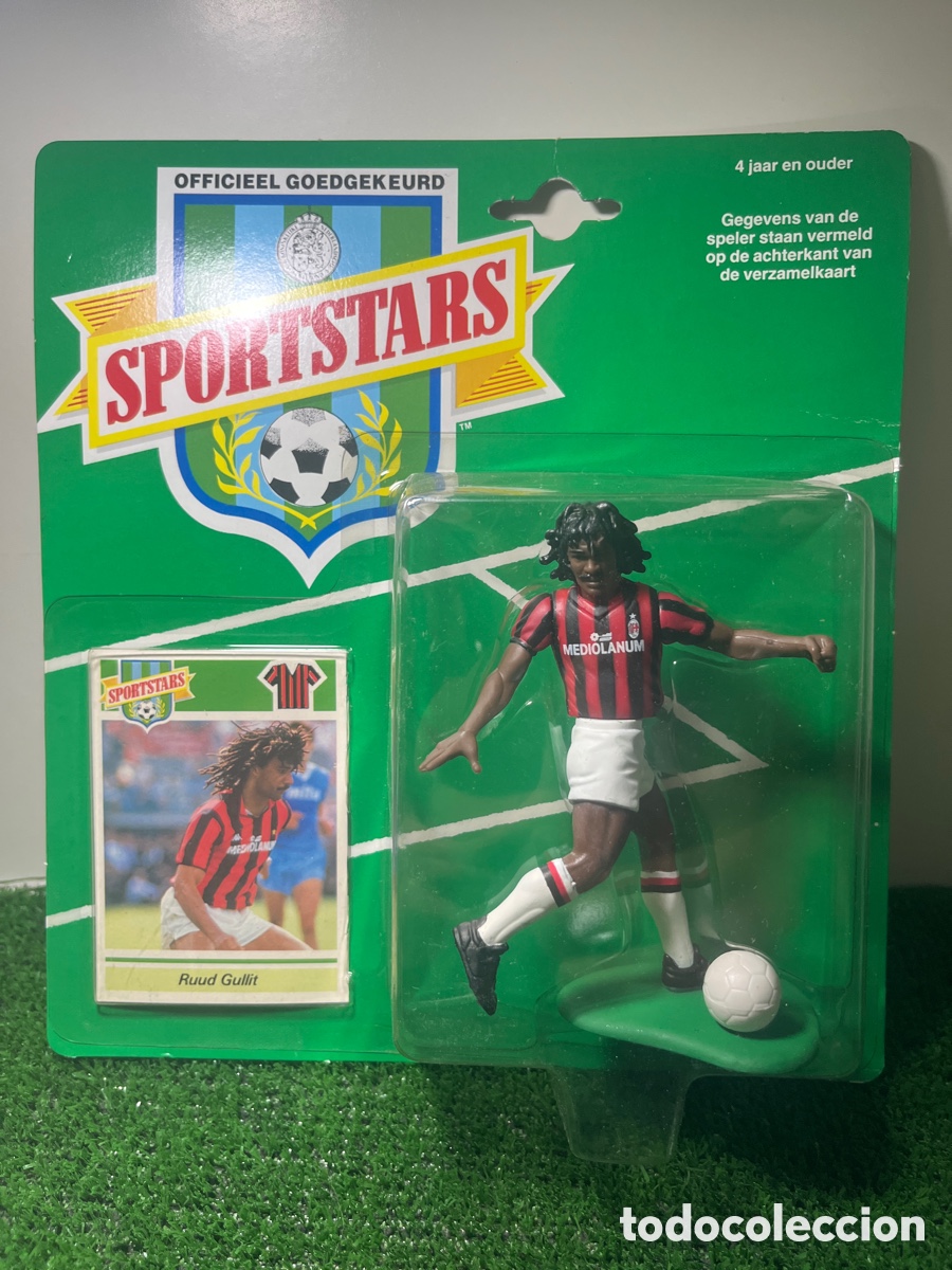 Football Stickers: 1989 Sportstars Rud Gullit en su bl&iacute;ster