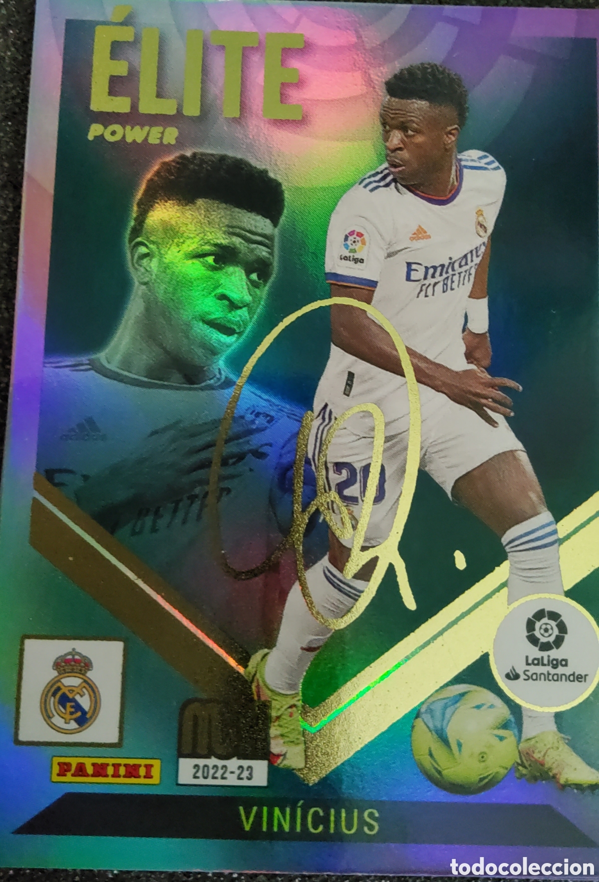 Cromos de f&uacute;tbol: Cromo megacrack elite vinicius 2023 - Foto 1