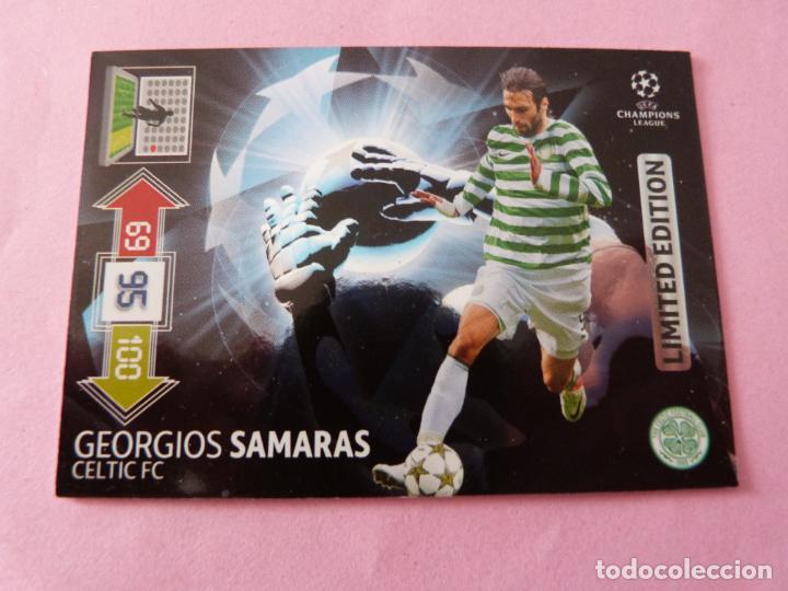Cromos de F&uacute;tbol: TRADING CARD DE FUTBOL SAMARAS DEL CELTIC ED. LIMITADA CHAMPIONS LEAGUE ADRENALYN XL 2012-2013/12-13