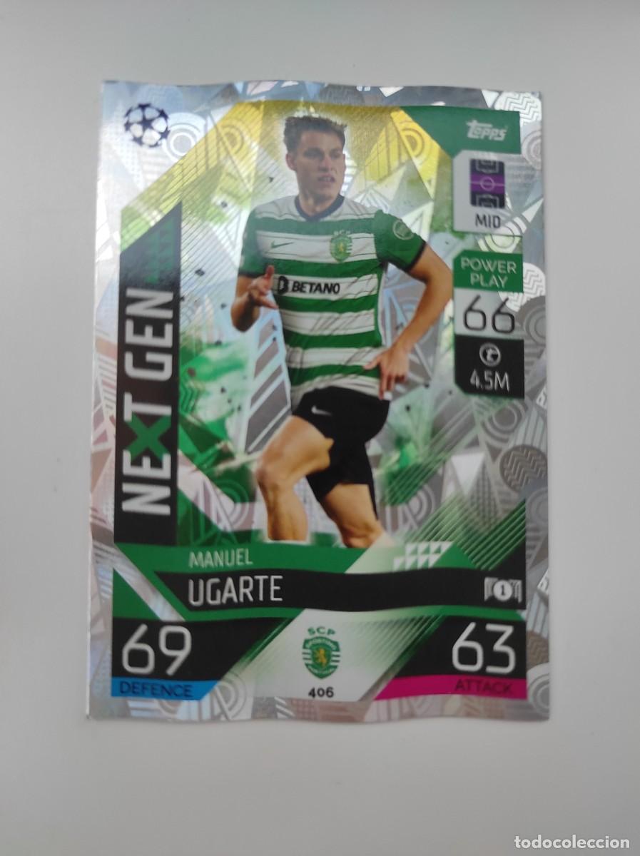 Cromos de F&uacute;tbol: ~ CROMO TOPPS MATCH ATTAX 22/23 CARD NEXT GEN UGARTE SCP N&ordm;406 ~