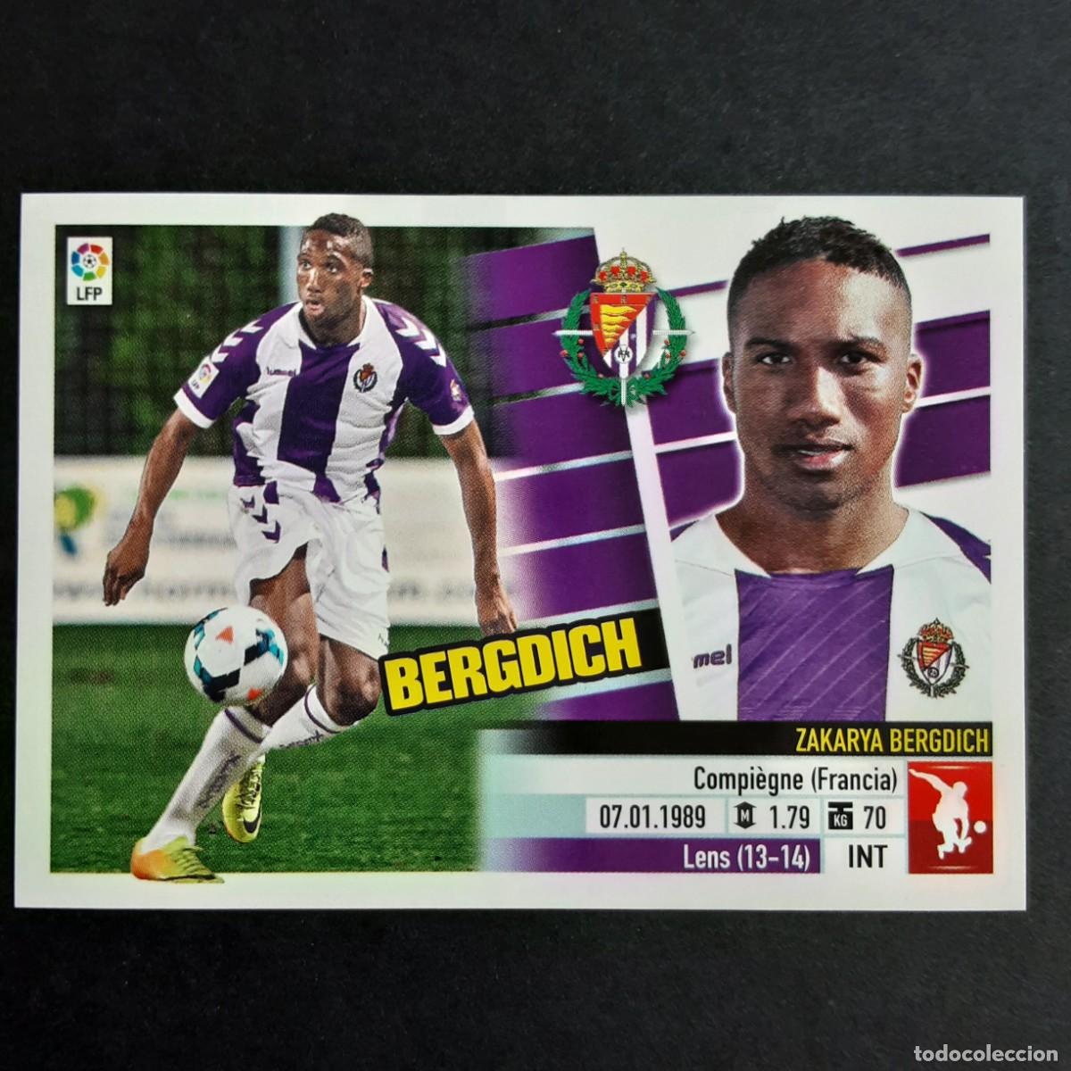 Cromos de f&uacute;tbol: CROMO LIGA 2013 2014 13 14 COLECCIONES ESTE PANINI N&ordm;7 BERGDICH-VALLADOLID NUNCA PEGADO