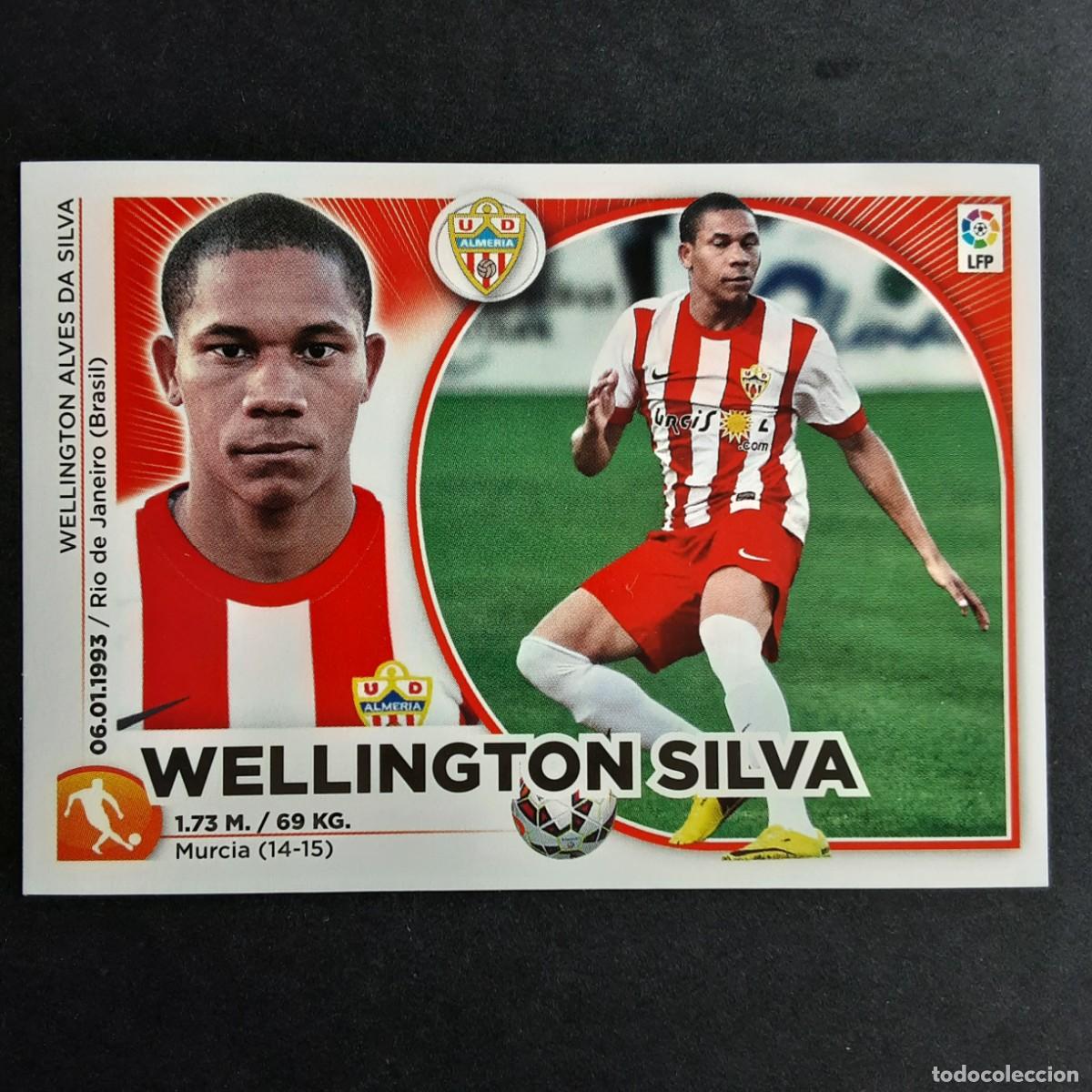Cromos de f&uacute;tbol: CROMO LIGA 2014 2015 14 15 COLECCIONES ESTE PANINI N&ordm;13 WELLINGTON SILVA-ALMERIA NUNCA PEGADO