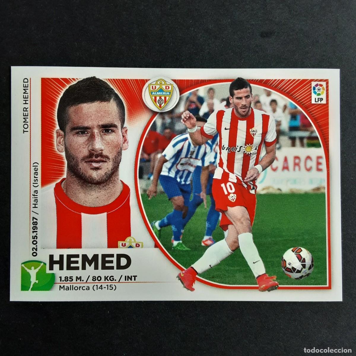 Fu&szlig;ball-Sticker: CROMO LIGA 2014 2015 14 15 COLECCIONES ESTE PANINI N&ordm;17 HEMED-ALMERIA NUNCA PEGADO
