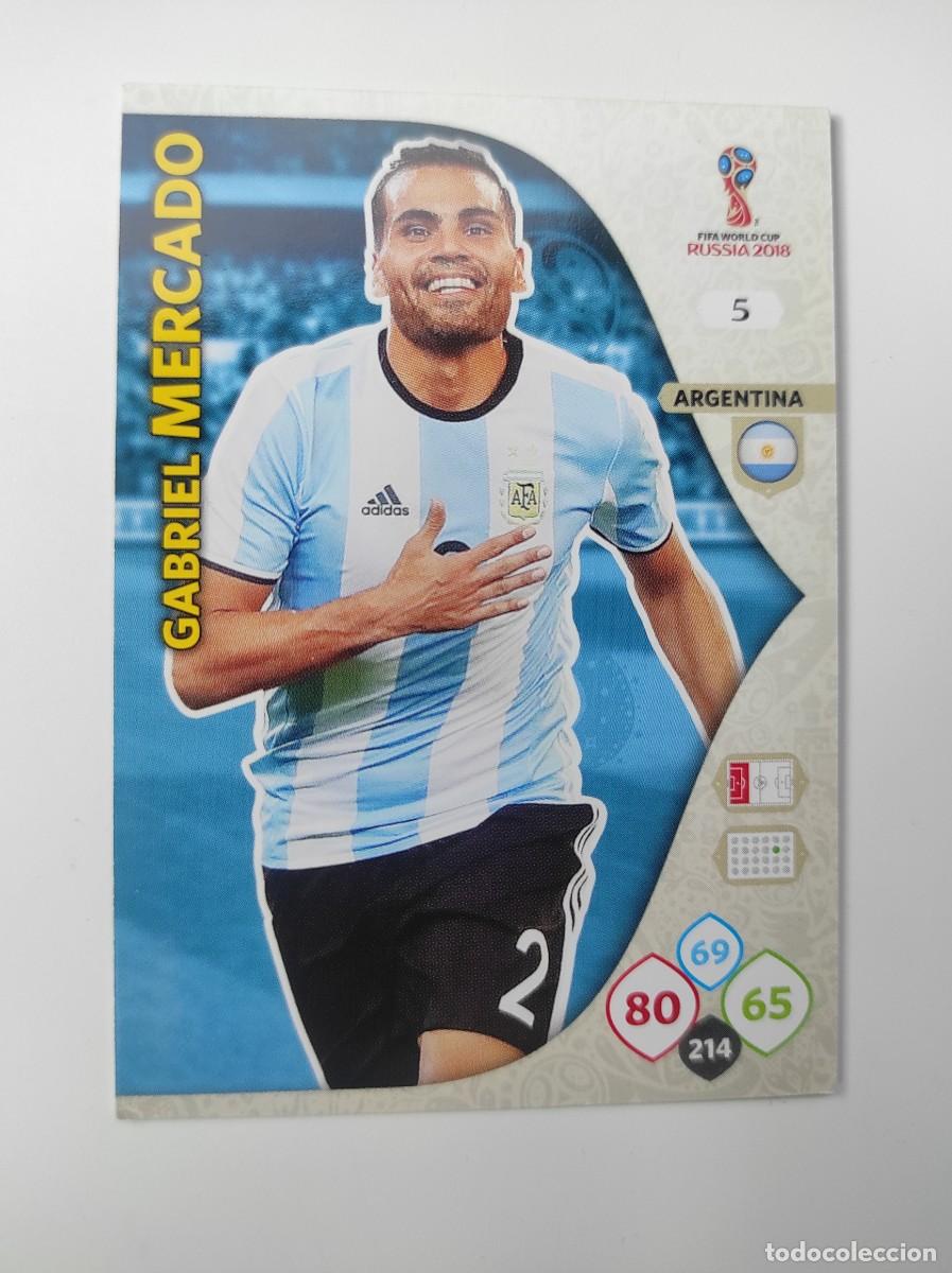 Cromos de F&uacute;tbol: ❇️ CROMO ⚽ CARD MERCADO ARGENTINA 5 MUNDIAL FIFA WORLD CUP RUSIA 2018 ADRENALYN XL PANINI ❇️