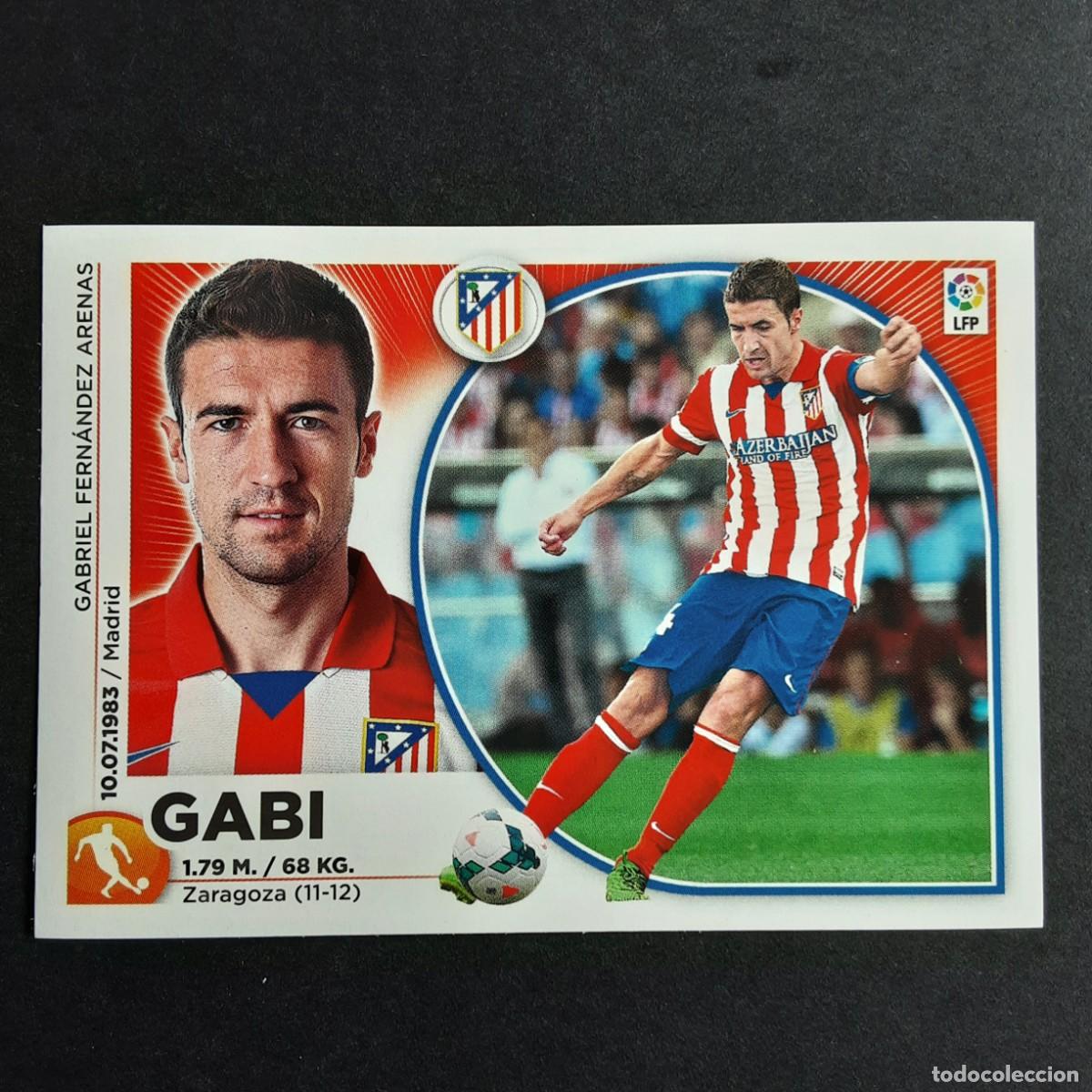 Cromos de f&uacute;tbol: CROMO LIGA 2014 2015 14 15 COLECCIONES ESTE PANINI N&ordm;9 GABI-AT.MADRID NUNCA PEGADO