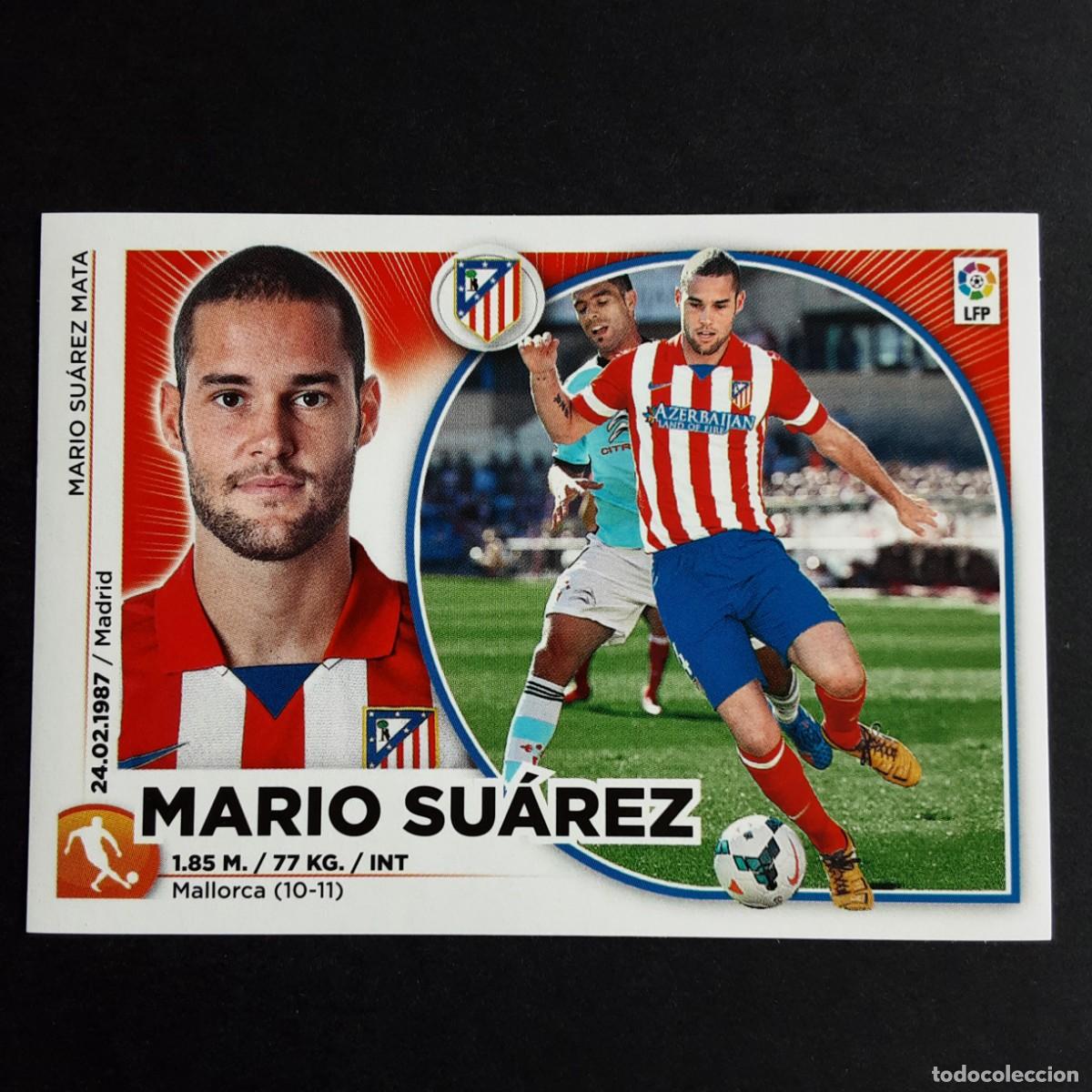 Cromos de F&uacute;tbol: CROMO LIGA 2014 2015 14 15 COLECCIONES ESTE PANINI N&ordm;11 MARIO SUAREZ-AT.MADRID NUNCA PEGADO