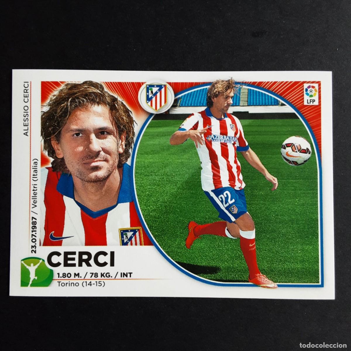 Cromos de F&uacute;tbol: CROMO LIGA 2014 2015 14 15 COLECCIONES ESTE PANINI N&ordm;20 CERCI-AT.MADRID NUNCA PEGADO