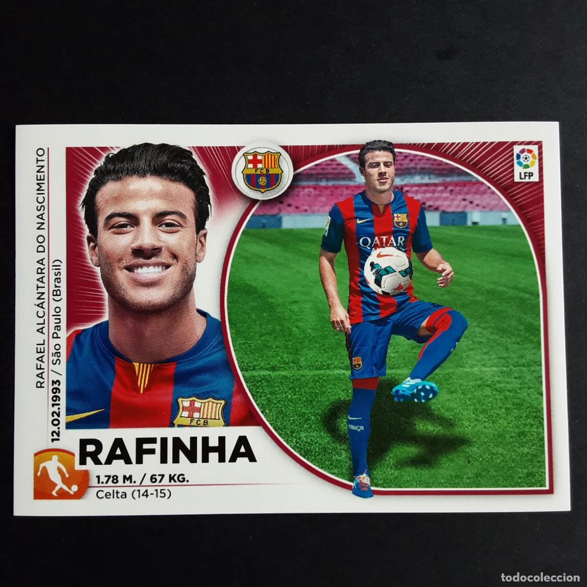 Cromos de F&uacute;tbol: CROMO LIGA 2014 2015 14 15 COLECCIONES ESTE PANINI N&ordm;13 RAFINHA-BARCELONA NUNCA PEGADO