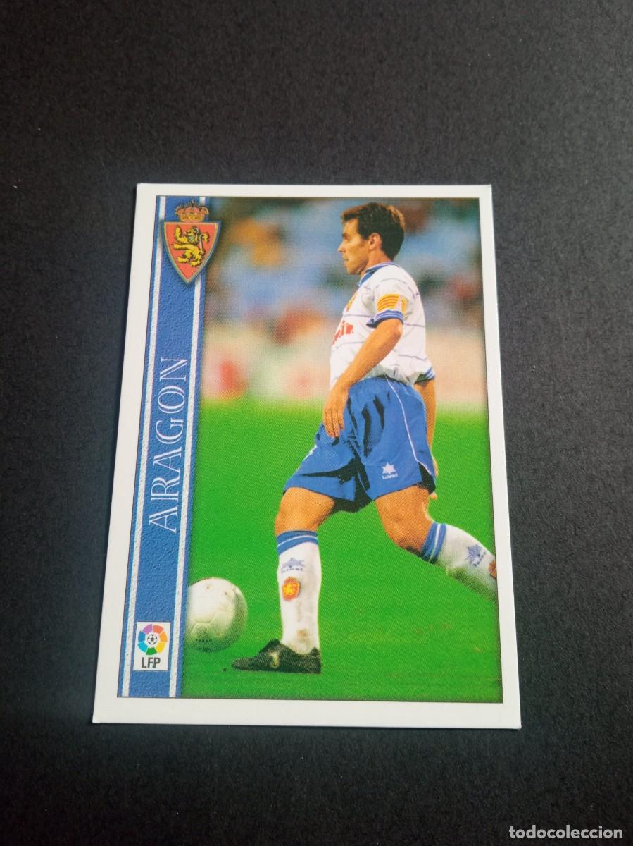 Fu&szlig;ball-Sticker: 76 ARAGON ZARAGOZA MUNDICROMO FICHAS DE LA LIGA TEMPORADA 00 01 2000 2001 NO PANINI ESTE