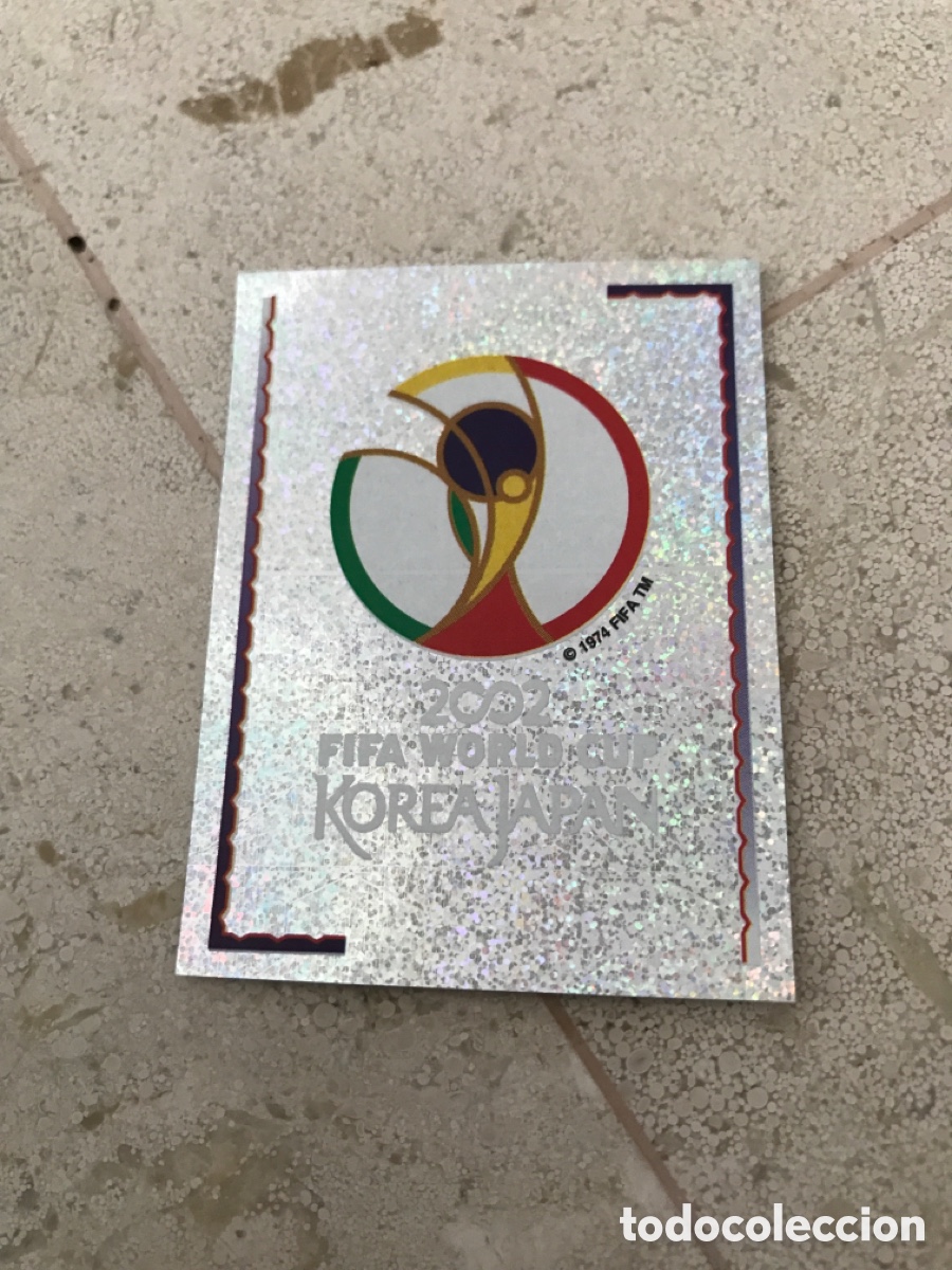 Football Stickers: Cromo panini mundial Korea y Jap&oacute;n 2002 n&uacute;mero 2 logo - Sticker album world cup