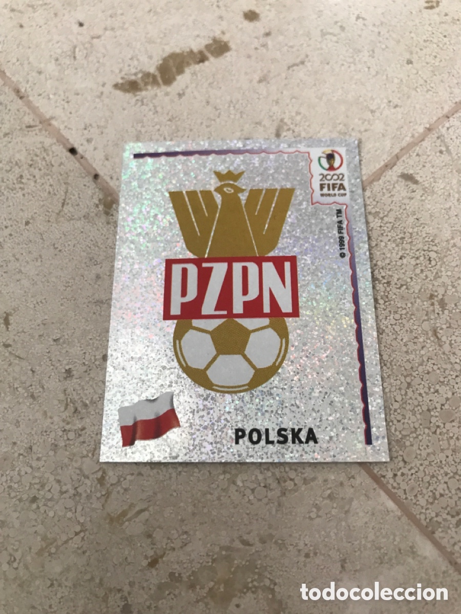 Cromos de f&uacute;tbol: Cromo panini mundial Korea y Jap&oacute;n 2002 escudo Polonia n&uacute;mero 260 - Sticker album world cup badge