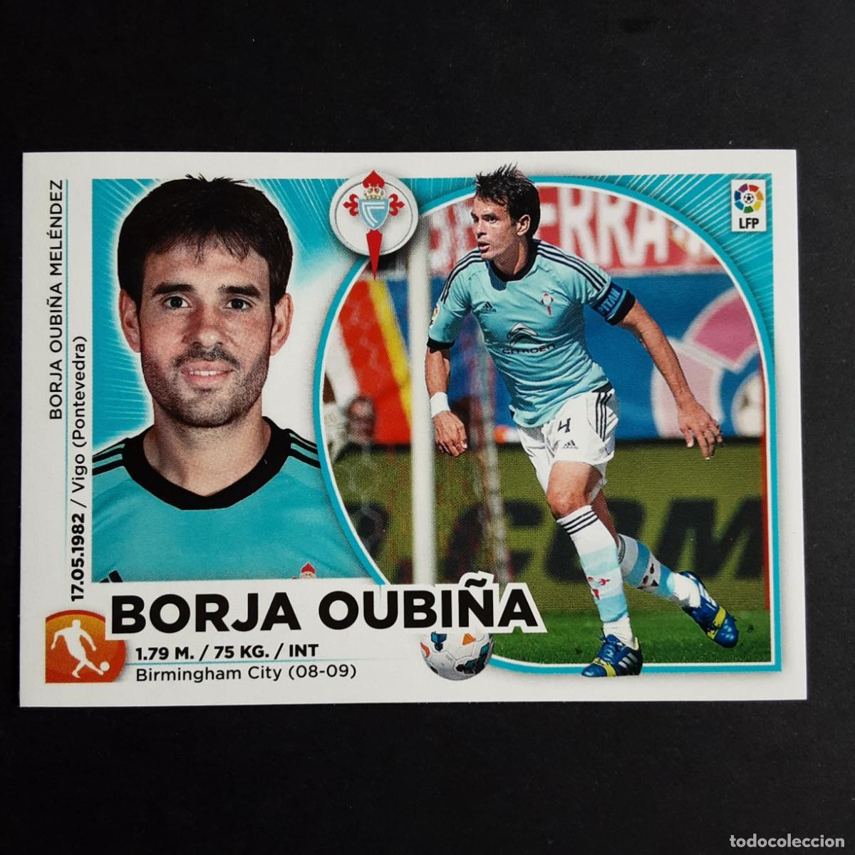 Cromos de f&uacute;tbol: CROMO LIGA 2014 2015 14 15 COLECCIONES ESTE PANINI N&ordm;9 BORJA OUBI&Ntilde;A-CELTA NUNCA PEGADO