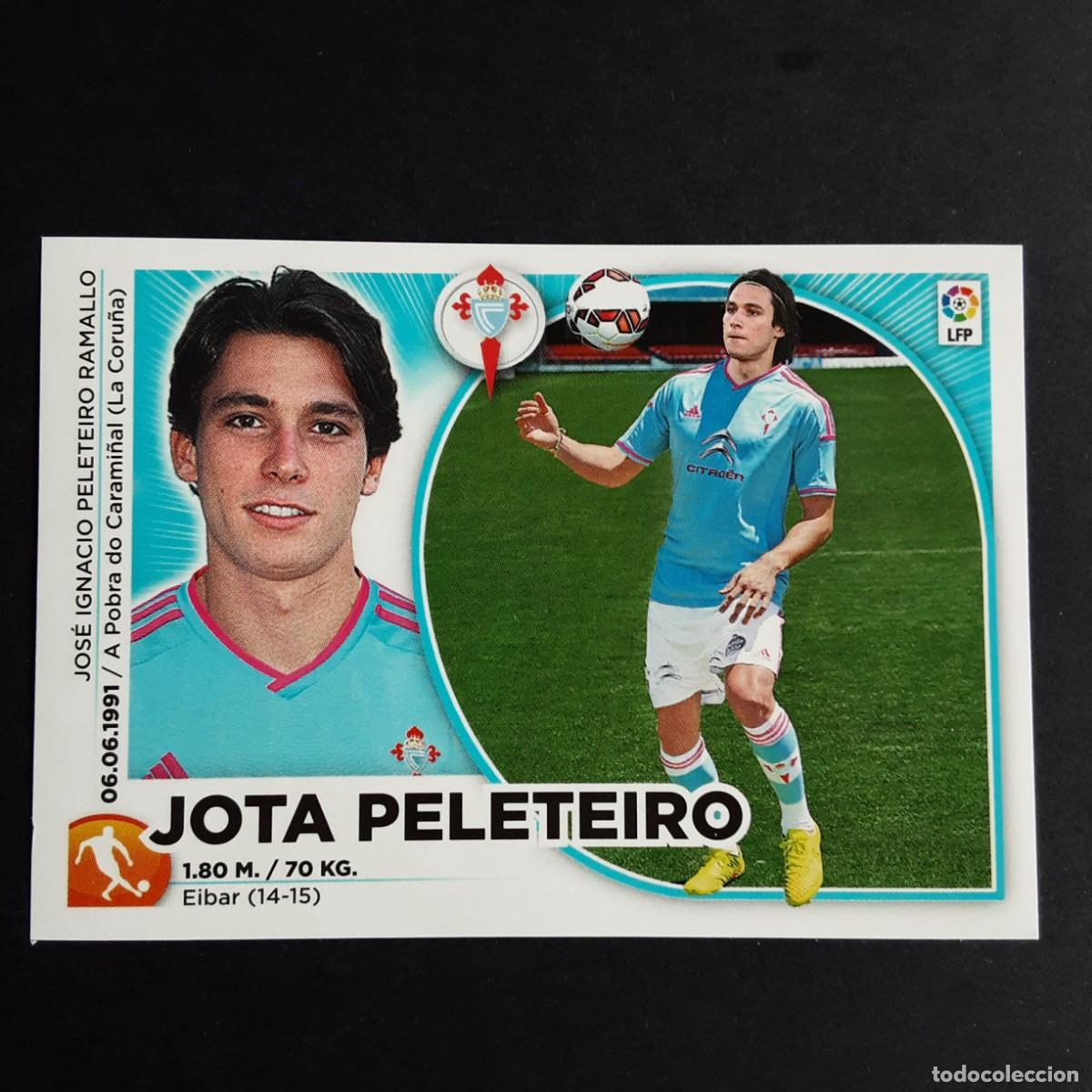 Cromos de f&uacute;tbol: CROMO LIGA 2014 2015 14 15 COLECCIONES ESTE PANINI N&ordm;14 JOTA PELETEIRO-CELTA NUNCA PEGADO