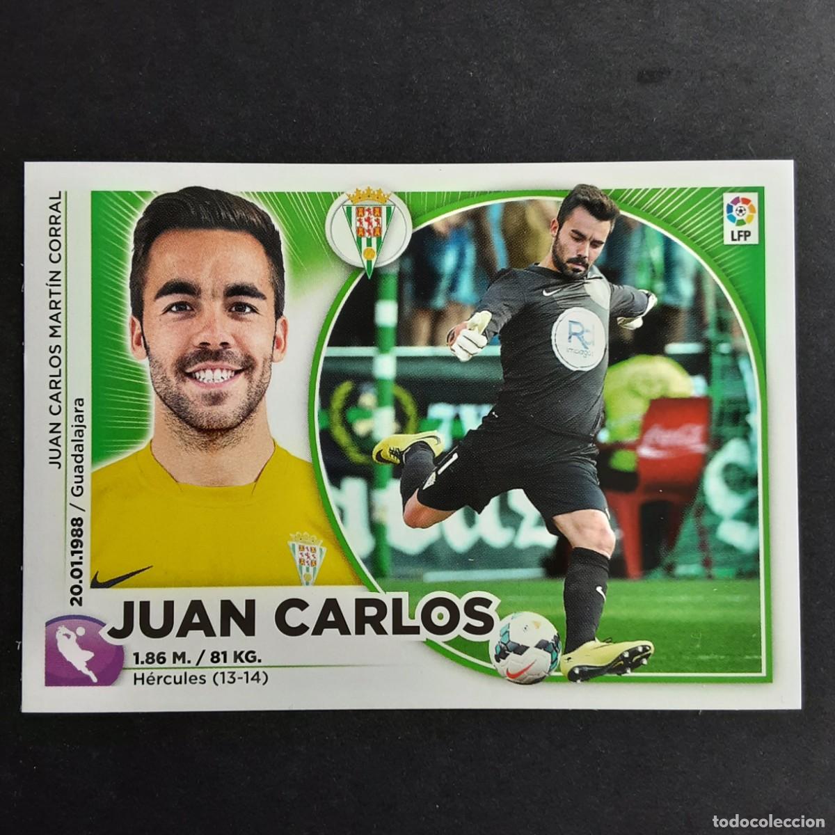 Cromos de F&uacute;tbol: CROMO LIGA 2014 2015 14 15 COLECCIONES ESTE PANINI N&ordm;1 JUAN CARLOS-CORDOBA NUNCA PEGADO