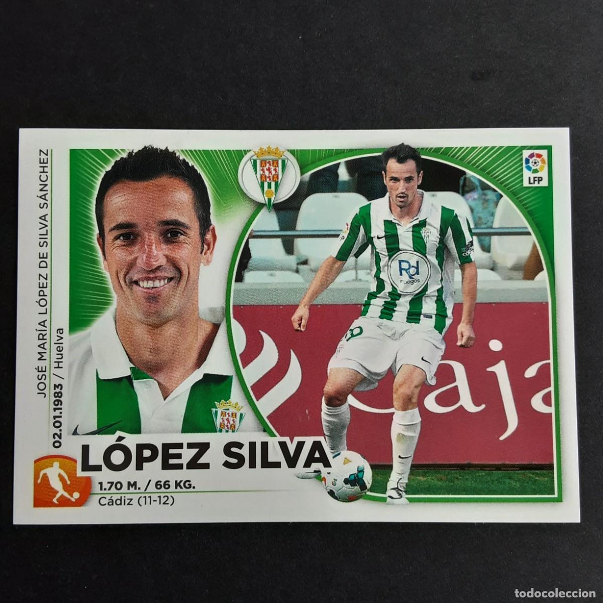 Cromos de F&uacute;tbol: CROMO LIGA 2014 2015 14 15 COLECCIONES ESTE PANINI N&ordm;14 LOPEZ SILVA-CORDOBA NUNCA PEGADO