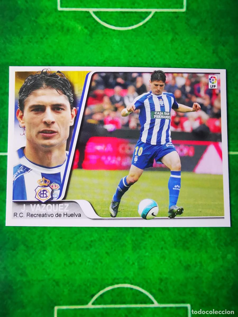 Fu&szlig;ball-Sticker: CROMO FUTBOL LIGA MUNDICROMO 07 08 EDICIONES ESTADIO 2007 2008 RECREATIVO HUELVA 139 JESUS VAZQUEZ