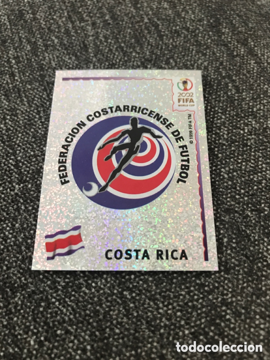 Cromos de f&uacute;tbol: Cromo panini mundial Korea y Jap&oacute;n 2002 n&uacute;mero 224 escudo Costa Rica - Sticker album world cup badge