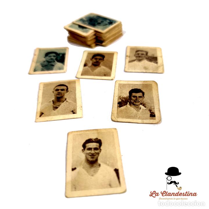 Cromos de F&uacute;tbol: lote de alrededor de 60 cromos. Jugadores de futbol. Mi papel. Real Madrid. Barcelona, Athletic, et