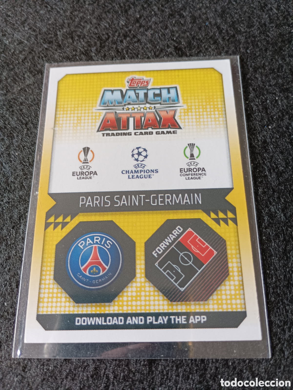 Cromos de f&uacute;tbol: Cromo de Mbappe Topps Match Attax - Foto 3