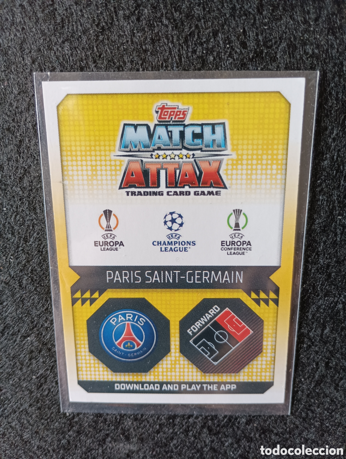 Cromos de f&uacute;tbol: Cromo de Mbappe Topps Match Attax - Foto 4