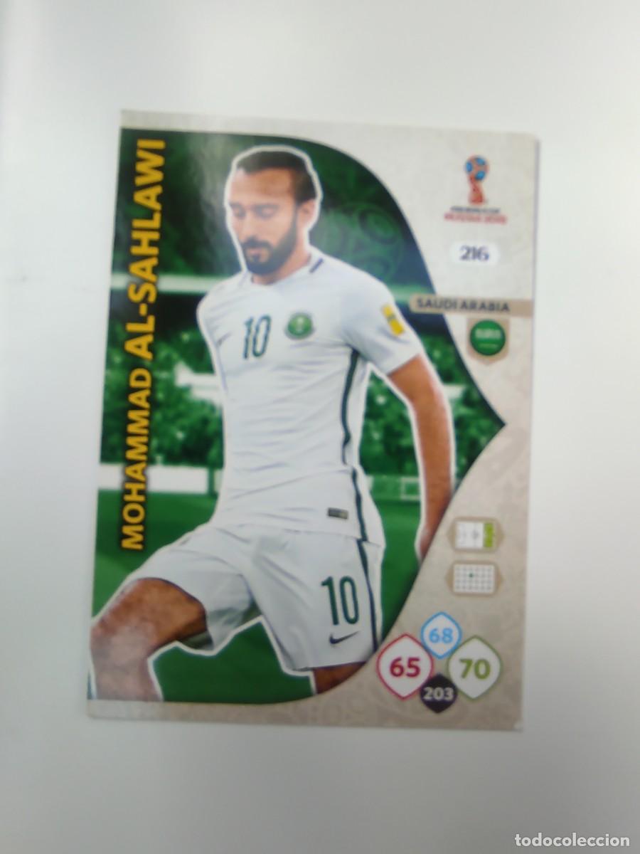Cromos de F&uacute;tbol: ❇️ CROMO ⚽ CARD AL-SAHLAWI ARABIA SAUDI 216 MUNDIAL FIFA WORLD CUP RUSIA 2018 ADRENALYN XL PANINI ❇️