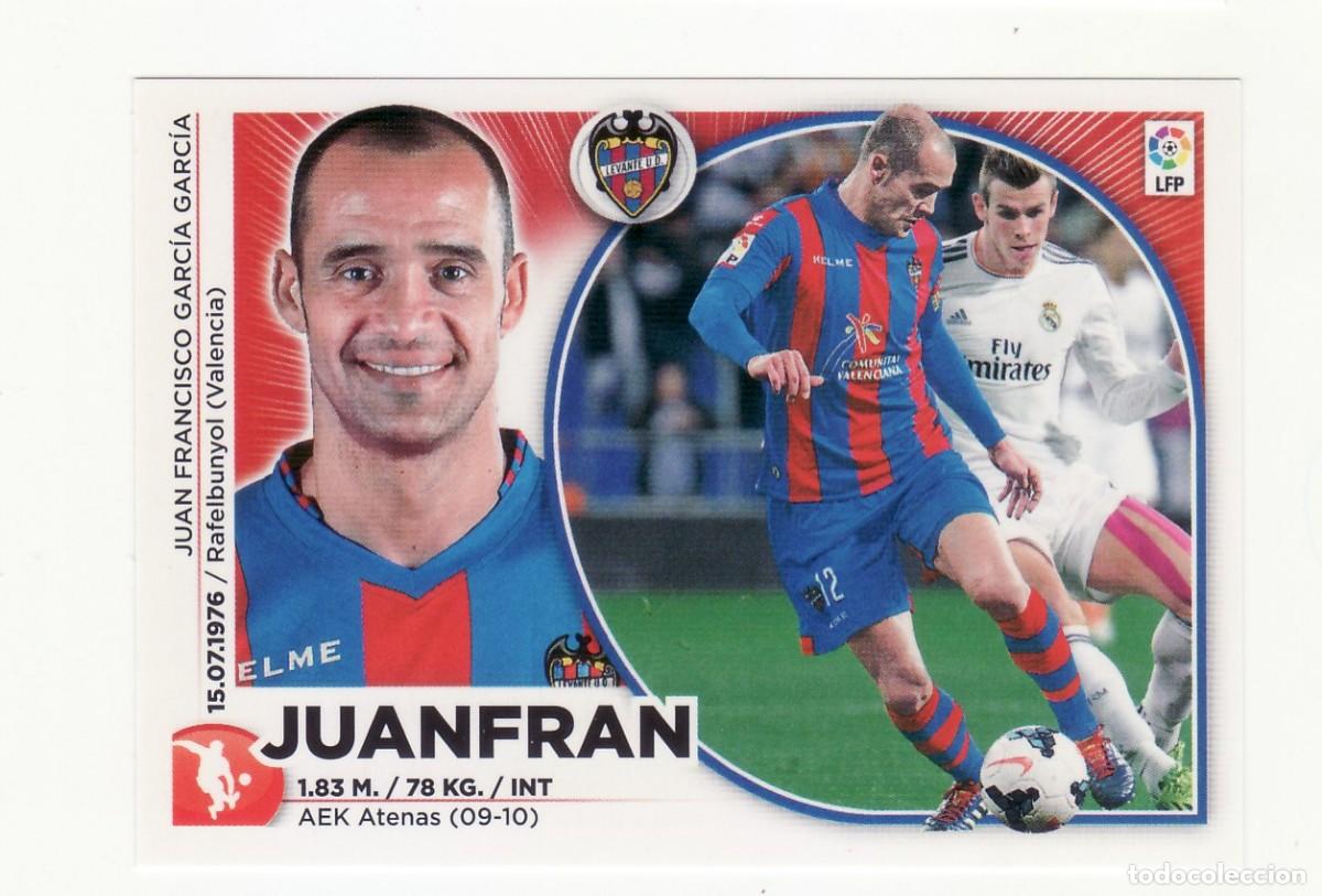 Cromos de f&uacute;tbol: EDICIONES ESTE 2014/2015 7 JUANFRAN LEVANTE - Foto 1