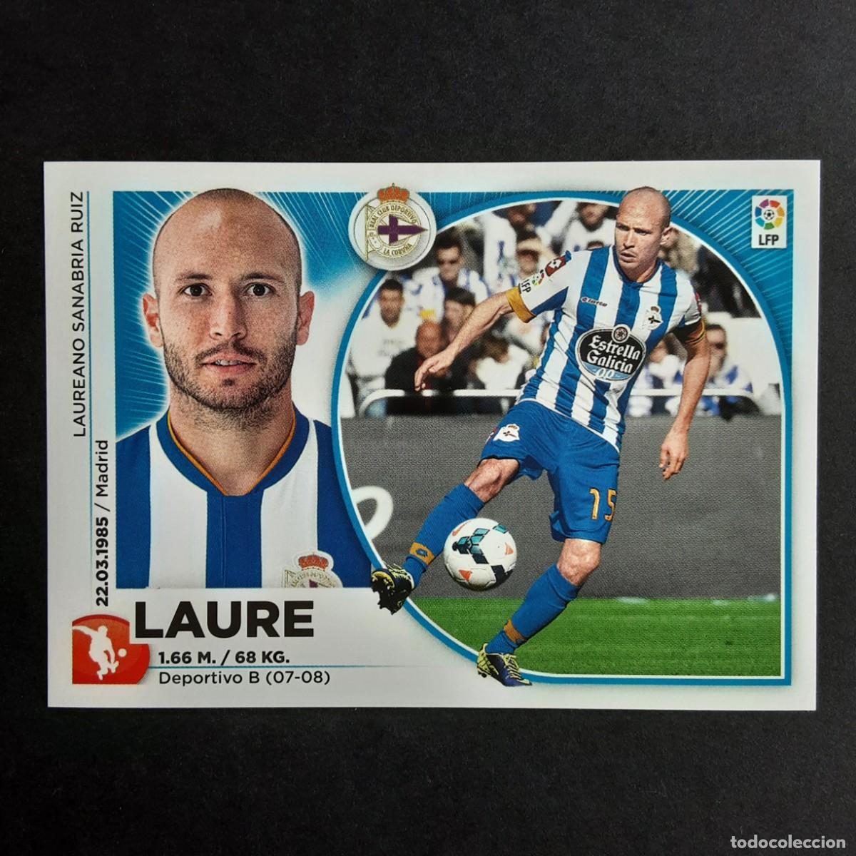 Cromos de f&uacute;tbol: CROMO LIGA 2014 2015 14 15 COLECCIONES ESTE PANINI N&ordm;3 LAURE-D.CORU&Ntilde;A NUNCA PEGADO