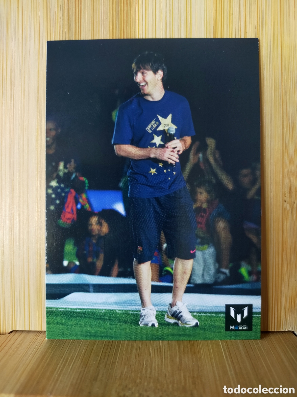 Cromos de F&uacute;tbol: 2013 CROMO OFFICIAL MESSI CARD COLLECTION EDITORIAL ICONS N 52