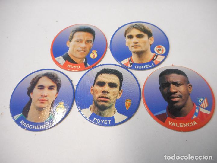 Football Stickers: LOTE DE TAZOS DE CARTON. SPORT. LICENCIA OFICIAL LNFP.