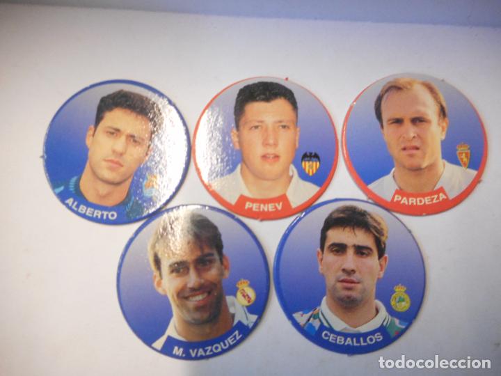 Football Stickers: LOTE DE TAZOS DE CARTON. SPORT. LICENCIA OFICIAL LNFP.