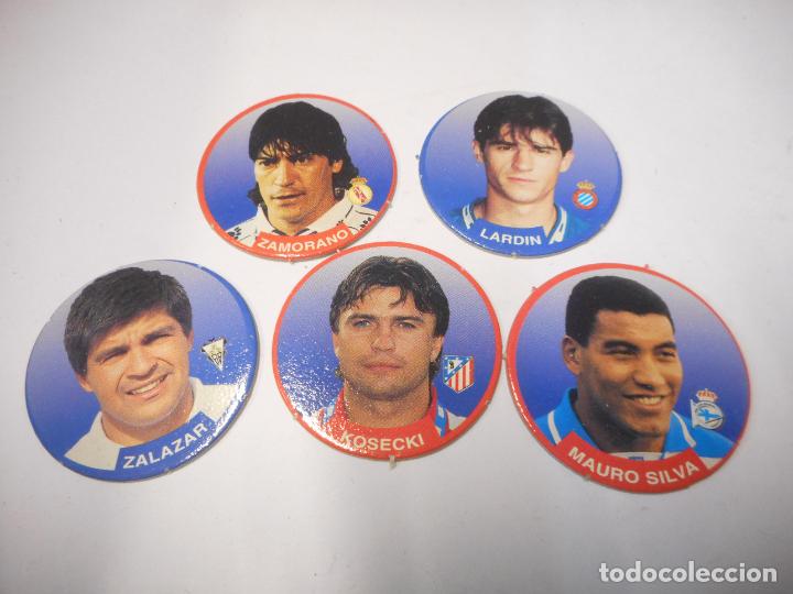 Football Stickers: LOTE DE TAZOS DE CARTON. SPORT. LICENCIA OFICIAL LNFP.
