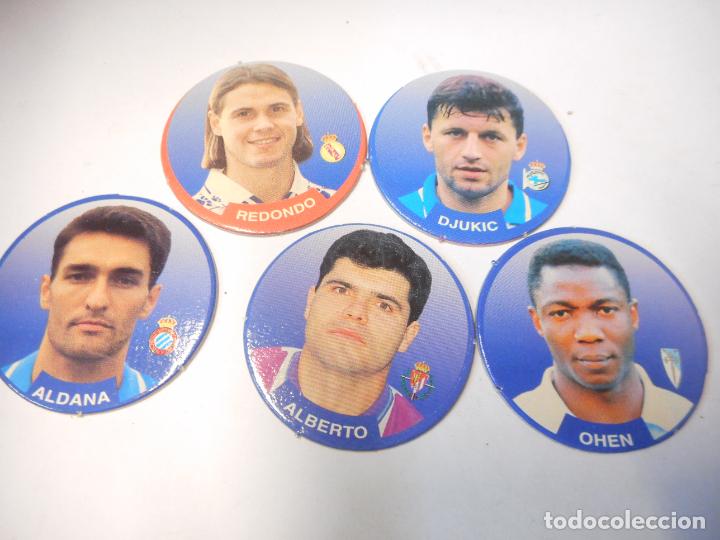 Football Stickers: LOTE DE TAZOS DE CARTON. SPORT. LICENCIA OFICIAL LNFP.