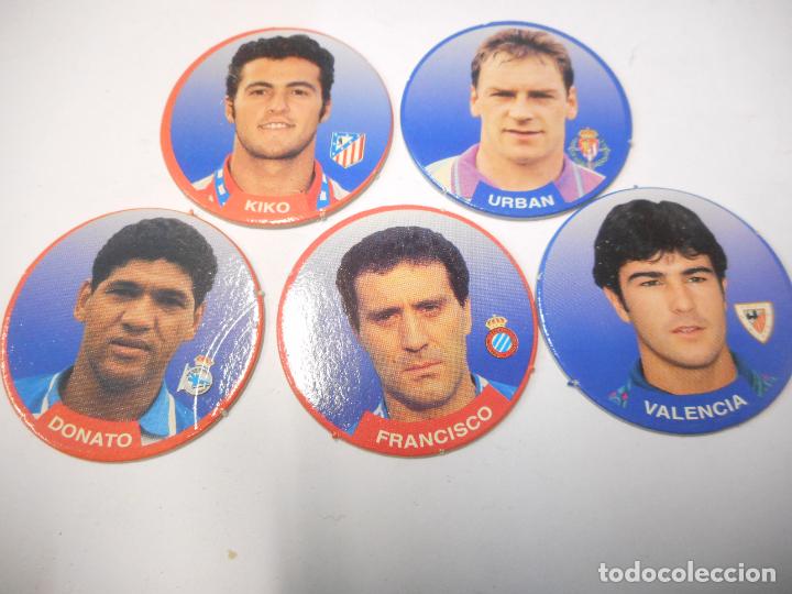 Football Stickers: LOTE DE TAZOS DE CARTON. SPORT. LICENCIA OFICIAL LNFP.