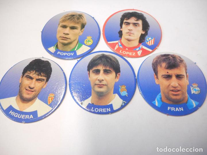 Football Stickers: LOTE DE TAZOS DE CARTON. SPORT. LICENCIA OFICIAL LNFP.