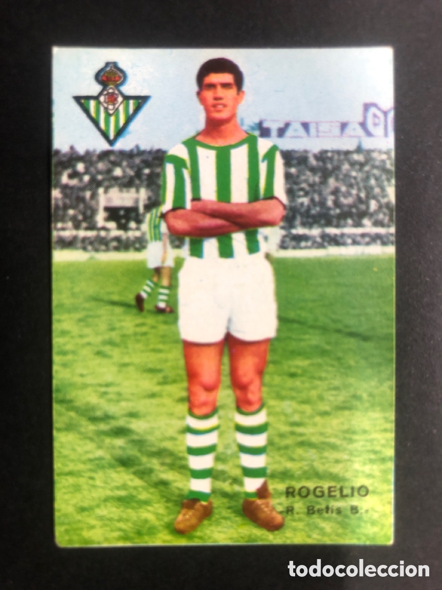 Fu&szlig;ball-Sticker: CROMO FUTBOL FHER 1967-1968 NUNCA PEGADO R.BETIS.B ROGELIO
