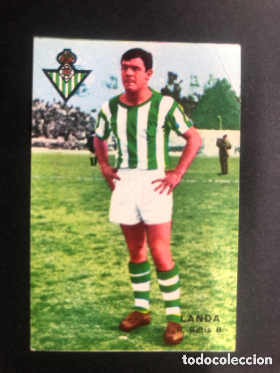 Fu&szlig;ball-Sticker: CROMO FUTBOL FHER 1967-1968 NUNCA PEGADO R.BETIS.B LANDA