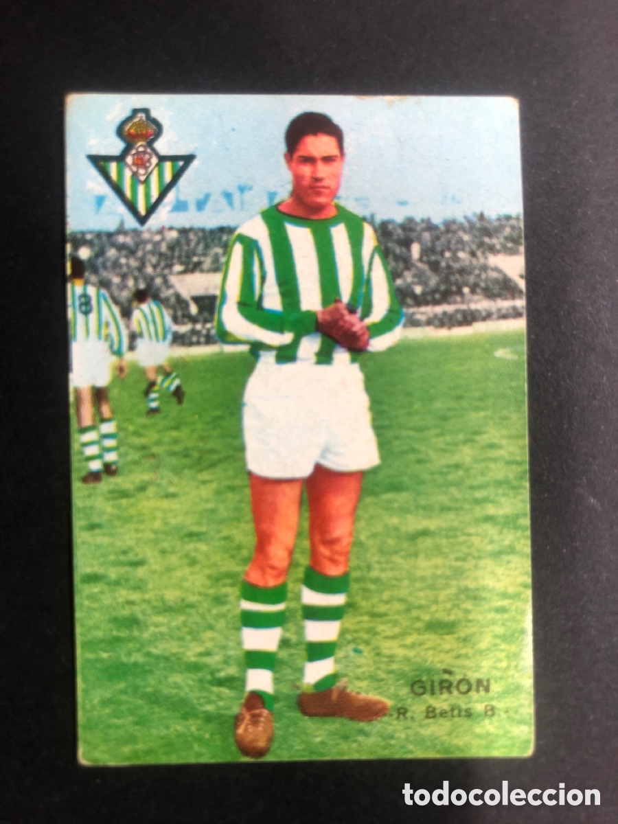 Fu&szlig;ball-Sticker: CROMO FUTBOL FHER 1967-1968 NUNCA PEGADO R.BETIS.B GIRON