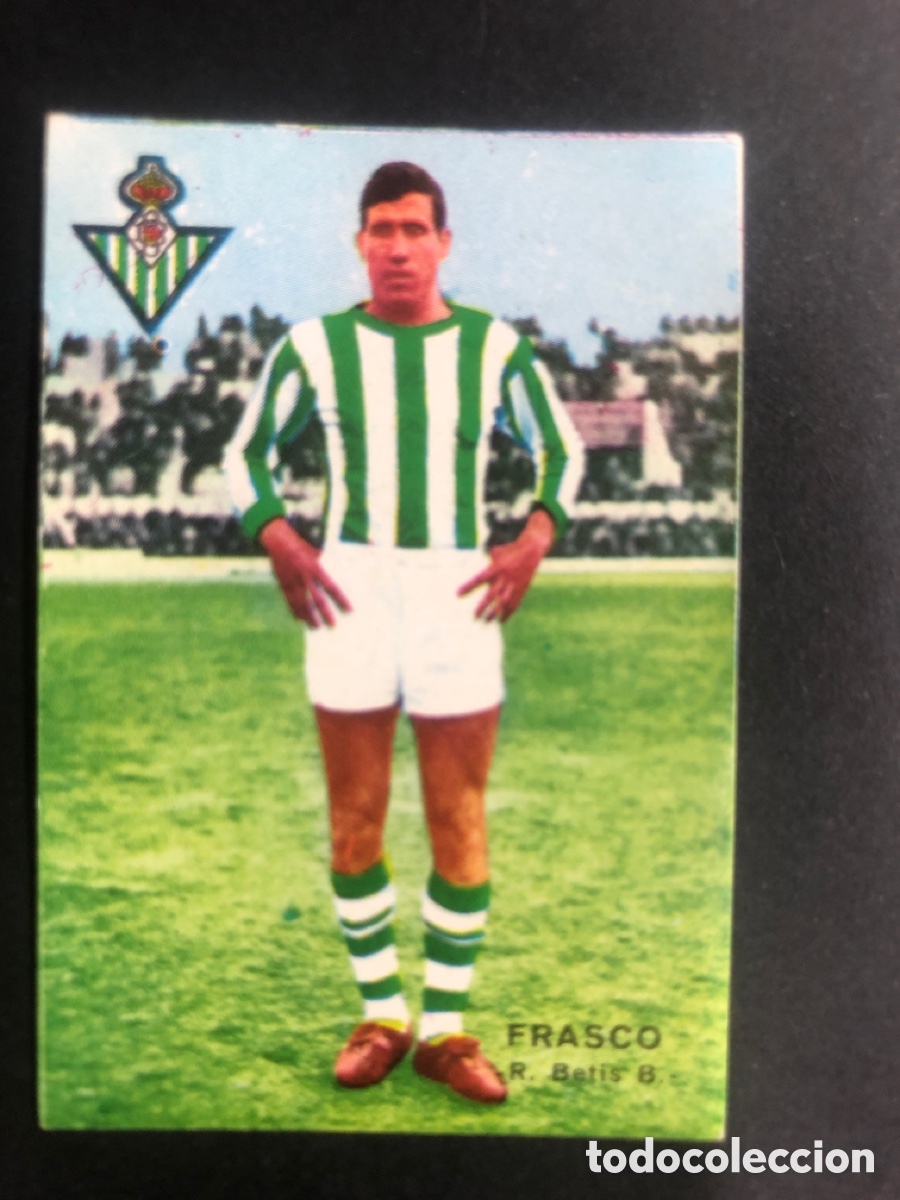 Fu&szlig;ball-Sticker: CROMO FUTBOL FHER 1967-1968 NUNCA PEGADO R.BETIS.B FRASCO