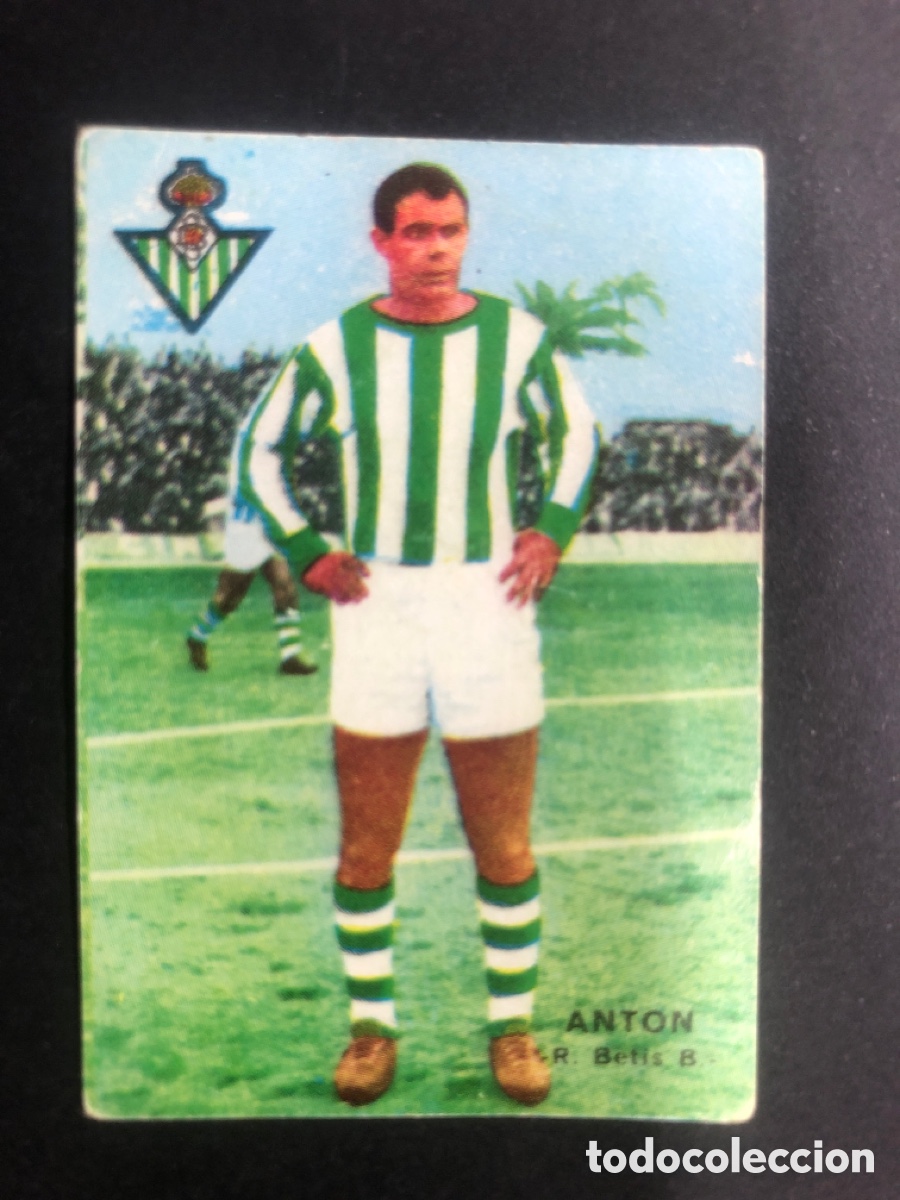 Fu&szlig;ball-Sticker: CROMO FUTBOL FHER 1967-1968 NUNCA PEGADO R.BETIS.B ANTON