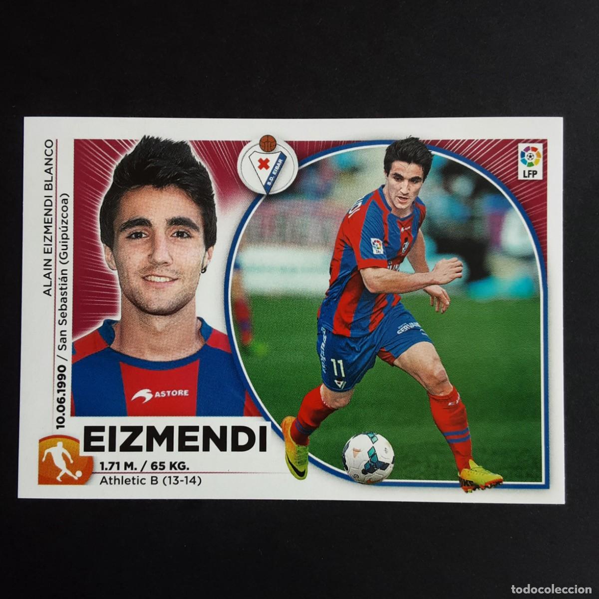 Fu&szlig;ball-Sticker: CROMO LIGA 2014 2015 14 15 COLECCIONES ESTE PANINI N&ordm;12 EIZMENDI-EIBAR NUNCA PEGADO