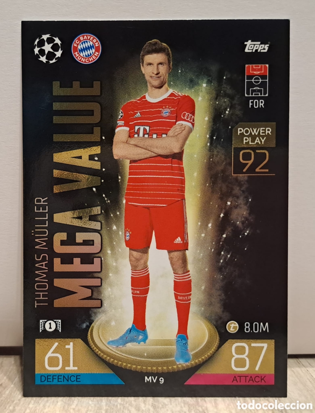 Cromos de f&uacute;tbol: MEGA VALUE 9 MULLER - Foto 1