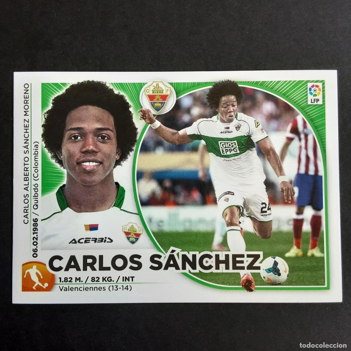 Fu&szlig;ball-Sticker: CROMO LIGA 2014 2015 14 15 COLECCIONES ESTE PANINI N&ordm;9 CARLOS SANCHEZ-ELCHE NUNCA PEGADO