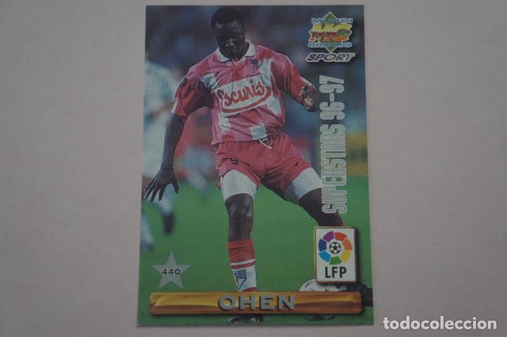 Cromos de F&uacute;tbol: TRADING CARD FUTBOL OHEN FABIANO DEL S.D.COMPOSTELA N&ordm; 440 LIGA MUNDICROMO 1996-1997/96-97