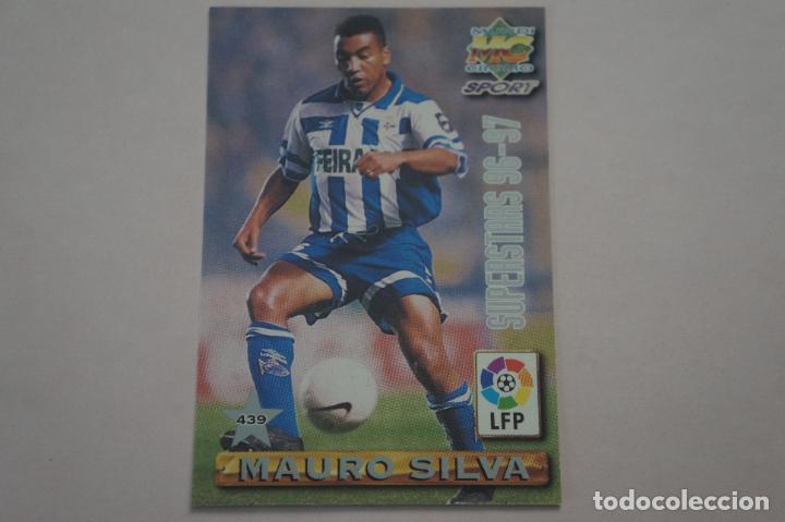 Cromos de F&uacute;tbol: TRADING CARD FUTBOL MAURO SILVA SONGO&acute;O DEPORTIVO LA CORU&Ntilde;A N&ordm; 439 LIGA MUNDICROMO 1996-1997/96-97
