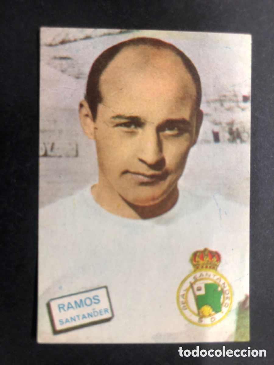 Cromos de Futebol: CROMO NUNCA PEGADO CAMPEONATO FUTBOL 1961-1962 R.SANTANDER RAMOS EDITORIAL FHER