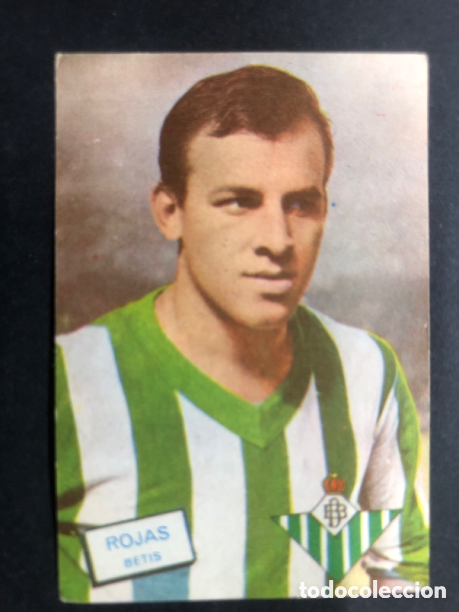 Fu&szlig;ball-Sticker: CROMO NUNCA PEGADO CAMPEONATO FUTBOL 1961-1962 R.BETIS ROJAS EDITORIAL FHER