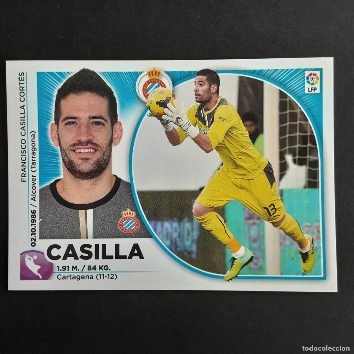 Cromos de F&uacute;tbol: CROMO LIGA 2014 2015 14 15 COLECCIONES ESTE PANINI N&ordm;1 CASILLA-ESPANYOL NUNCA PEGADO