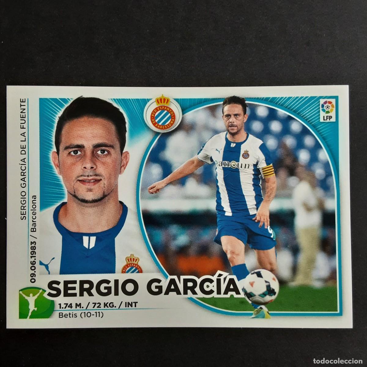 Cromos de F&uacute;tbol: CROMO LIGA 2014 2015 14 15 COLECCIONES ESTE PANINI N&ordm;16 SERGIO GARCIA-ESPANYOL NUNCA PEGADO