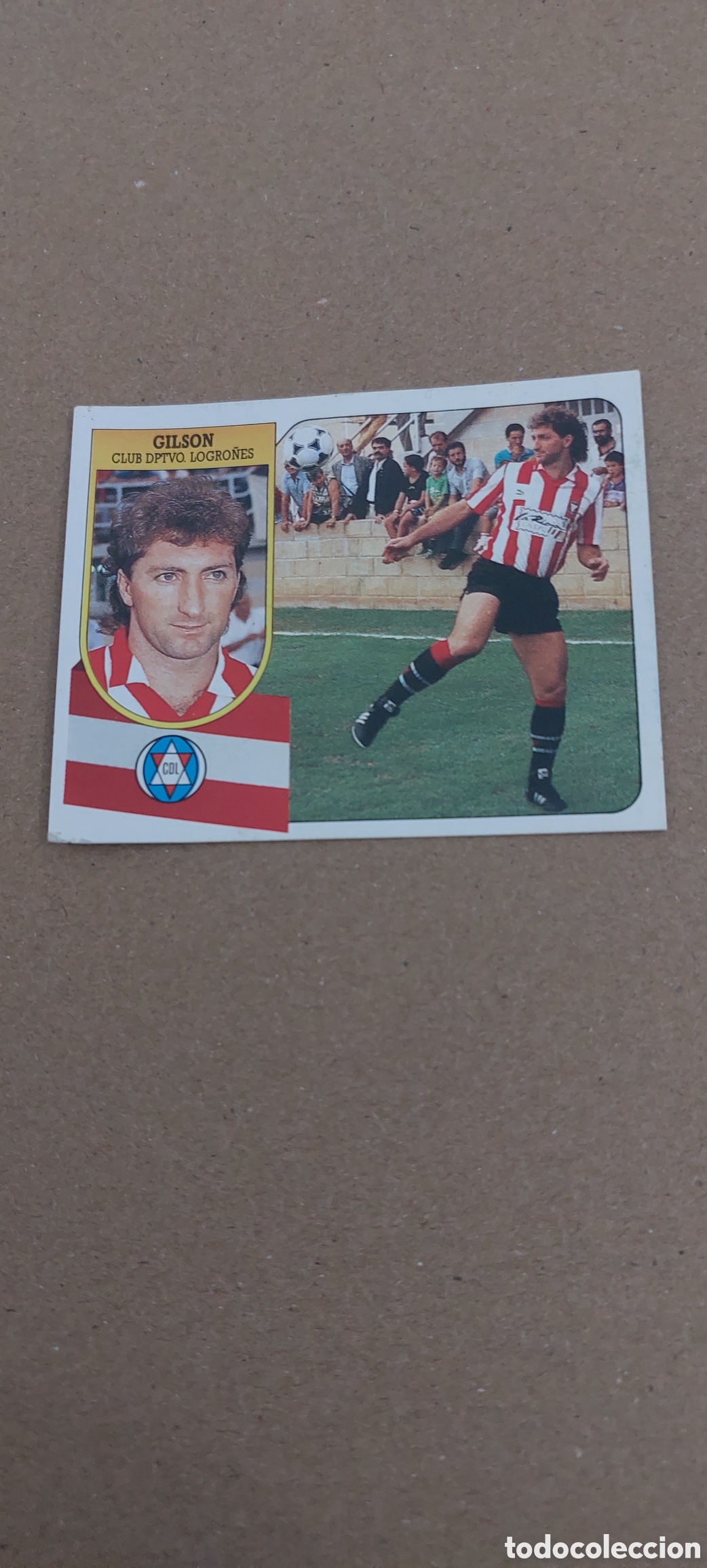 Cromos de f&uacute;tbol: Gilson baja logro&ntilde;es 91/92 - Foto 1